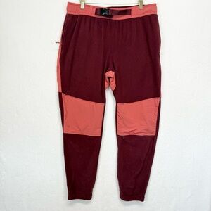 Ascend Burgundy and Coral Track Pants